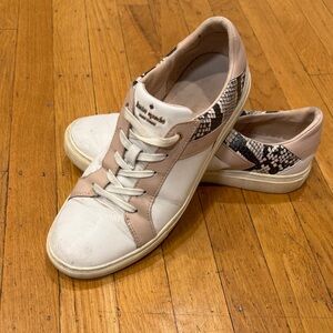 Kate Spade Stylish Women's Sneakers - White and Tan/Soft Pink